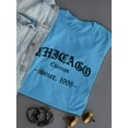 thumbnail image 3 of Chicago Gothic Style Banner T-Shirt Women -Image by Shutterstock, Female Large, 3 of 4