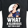 thumbnail image 3 of Disney Princess - Snow White Nap - Women's Short Sleeve Graphic T-Shirt, 3 of 5