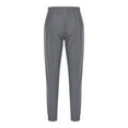 thumbnail image 4 of Aimik Hanes Men's Jogger Sweatpants Comfort Soft Athletic Pants with Zipper Pockets In Loose-Fit Style-Gray XXL, 4 of 5
