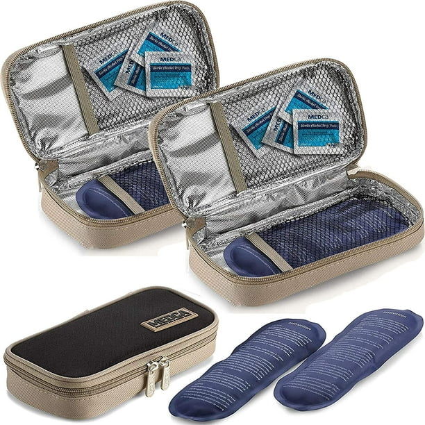 Insulin Cooler Travel Cases Pack Of 2 Insulated Portable Diabetic Pouches With 4 Gel Ice Packs Reusable Lightweight Durable Organizer Bag Coolers For Medications Diabetes Supplies Walmart Com Walmart Com Insulin Cooler Travel Cases Pack Of 2 Insulated Portable Diabetic Pouches With 4 Gel Ice Packs Reusable Lightweight Durable Organizer Bag Coolers For Medications Diabetes Supplies Walmart Com Walmart Com