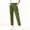 Army Green, variant on Juslio Women Pants High Waist with Pockets Casual Comfortable Straight Pants