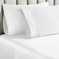 thumbnail image 6 of BNM Egyptian Cotton 850 Thread Count Bed Sheet Set, California King, White, 6 of 8