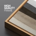 thumbnail image 5 of Large Framed Canvas Wall Art Neutral Abstract Mountain Landscape Print for Living Room Decoration - 60"x30" Natural Framed, 5 of 7