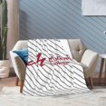 thumbnail image 6 of Muhlenberg College Logo Fleece Blanket, Very Soft Microfiber Flannel Blanket for Couch Warm and Cozy for All Seasons, Black, 6 of 6