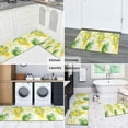 thumbnail image 6 of 2 Piece Yellow Lemon Green Rug Kitchen Rug Set, Decor Kitchen Rugs, Absorbent Non-Slip Washable Floor Mats, Home Indoor Runner Rugs 17"x47"+17"x30", 6 of 7