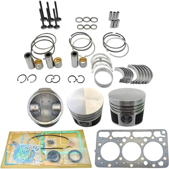 D850 Engine Overhaul Rebuild Kit (No cylinder liner) For Kubota D850 Engine D850BH D850-5B B6200D B6200E B1550D B1550E B1550HSD Tractor KH35 Excavator T83S Skid Loader