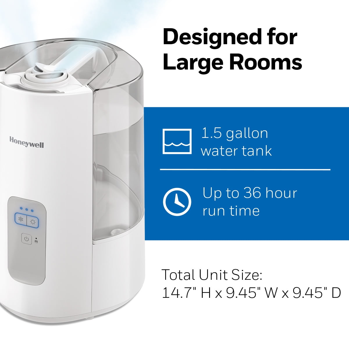 Buy Honeywell Dual Comfort Cool Warm Mist Humidifier with Fusion Mist