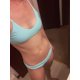 thumbnail image 4 of Traje de baño tipo bikini SherryDC para mujer, acolchado, azul cielo, 4 of 6