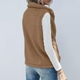 thumbnail image 5 of Herrnalise Jackets For Women Fashion Warm Jacket Winter Casual Sleeveless Versatile Top Khaki,XXL, 5 of 7