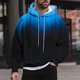 thumbnail image 1 of Sudadera con capucha para hombre, estilo casual, con cuello redondo, estampado, manga larga, blusa de poliéster, 1 of 6