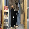 thumbnail image 5 of Pantalones vaqueros negros con gráficos para hombre, ropa de calle, pantalones vaqueros para hombre, tendencia de lujo regular de estrella 2024, moda coreana Harajuku Y2k suelta, 5 of 5