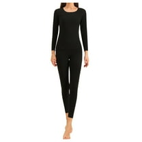 Silk Thermal Underwear Set Velvet Soft Autumn Winter Base Layer Two Piece Outfit for Women and Men