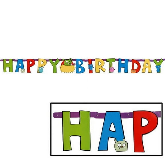 Uglydoll Jumbo Letter Party Banners Kit (1ct)