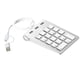 thumbnail image 1 of Número Contabilidad Pad Teclado Digital Numérico USB & Tipo C WI/ 3 2.0 Puerto Hub 18 Teclas para Bancaria Red, 1 of 9