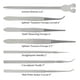 thumbnail image 3 of Kit de disección Tila 22 piezas para estudiantes de medicina y veterinaria, 3 of 7