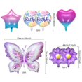thumbnail image 2 of Set de globos mariposa Hazyore para decoración de fiesta de cumpleaños, 2 of 7