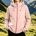 thumbnail image 5 of Sheghy Womens Rain Jacket Women Packable Parka Funnel Neck Weekend Shacket Jacket with Pockets, 5 of 7