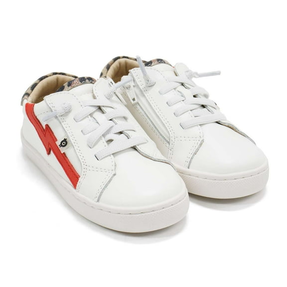 Old Soles Girls Bolty Runner Shoes, Snow Kitten,32 EU (1 US) M US