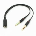 thumbnail image 3 of Xiwai Adapter Dual 3.5mm Male to Single Female HeadPhone MicroPhone Audio Splitter Cable for Phone Tablet Laptop, 3 of 7