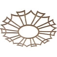 thumbnail image 2 of 28"OD x 9 7/8"ID x 3/8"T Augustus Wood Fretwork Pierced Ceiling Medallion, Walnut, 2 of 3