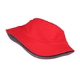 thumbnail image 5 of Miyuadkai Bucket Hats Cap Outdoors Wild Fisherman Women Fashion Unisex Sun Men Hat Baseball Caps Accessory Red, 5 of 5