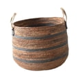 thumbnail image 1 of Cesta de lavandería tejida, baúl de juguetes, cesta de lavandería decorativa multiusos, cesta de almacenamiento para ropa, almohadas, dormitorio, gran M, 1 of 8
