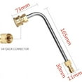 thumbnail image 2 of Mosiee Revolutionize Your Cleaning Process With 17Cm High Pressure Washer Extension Rod 90 Degree Curve 5 Spray Nozzle Tips, 2 of 9