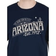 thumbnail image 2 of Unisex Arizona State Graphic Tee, Triblend T-Shirt from Home Free, Sizes S-2XL, 2 of 5