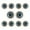 Blue, variant on Halloween Eyeball Shaped Hollow Bowl Decorative Prop for Party Haunted House Ghost Eye Ball Ornament for Themed Events Trick Toy