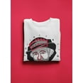 thumbnail image 3 of Graffiti Crown Sculpture Sweatshirt Men -Image by Shutterstock, Male Large, 3 of 4