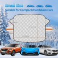 thumbnail image 3 of KAIYANG Parasol para ventana delantera de coche, cubierta magnética plegable para parabrisas delantero de coche, protector solar delantero UV (145 x 113 cm) 170 x 143 cm, 3 of 5