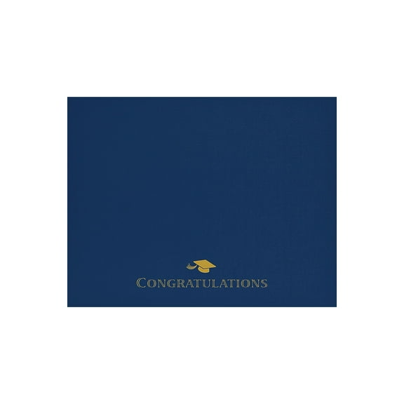 Great Papers! Certificate Cover, 12" x 9.75", Graduation, Navy, 5 count