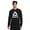Black, variant on Men's and Big Men's Core Graphic Long Sleeve Top, Sizes XS-5XL