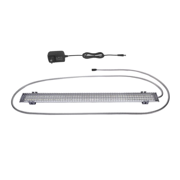 HappyBird Lighting Bird Cage Light with Chew Guard - Full Spectrum LED Pet Light - Simulates Natural Environment - Safe for Hookbill Birds – Easy to Install - (24" Long)