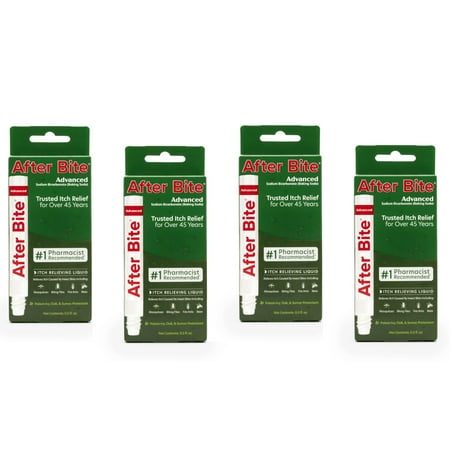 New and Improved! Tender After Bite Afterbite The Itch Eraser .5 FL OZ (4 Pack)