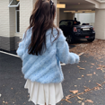 thumbnail image 3 of Chandails à Manches Longues pour Femmes Pull Col Rond Casual Ample Tops Vêtements d'Automne, 3 of 4