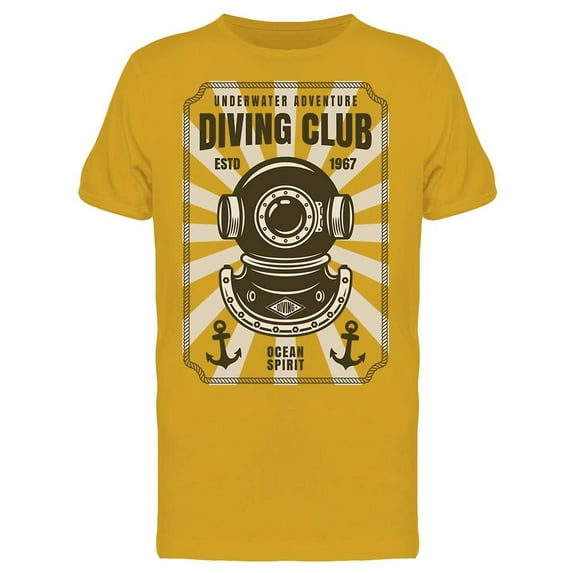 Vintage Poster Diving Club Tee Men's -Image by Shutterstock