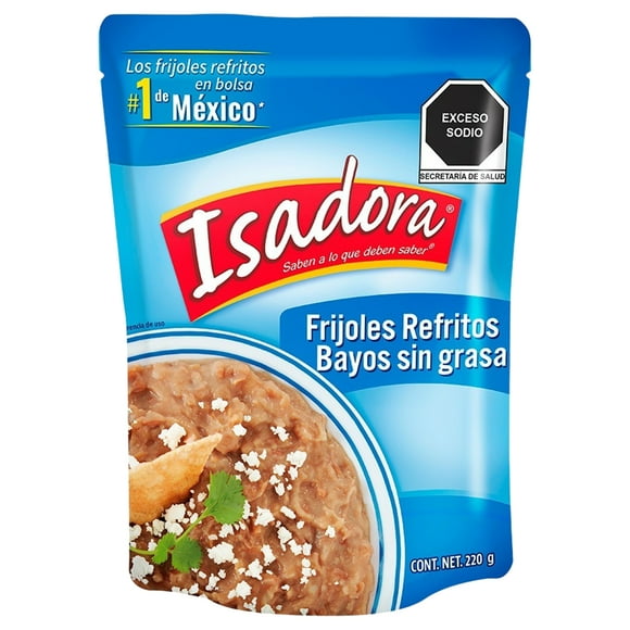 Frijoles refritos Isadora bayos sin grasa 220 g