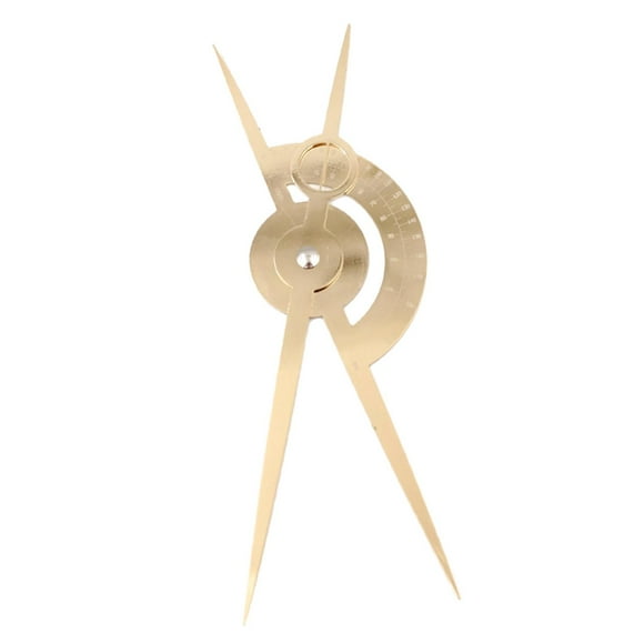 Calibrador profesional ceja reutilizable pntil de acero inoxidable reg Oro Zulema Calibrador de cejas