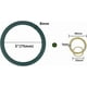 thumbnail image 2 of Crday Silicone Wrist Keychain Circle Bracelet Rubber Bangle Round Keyring Holder Gift, 2 of 5