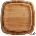 thumbnail image 5 of Belari Bamboo Plate Set - Bamboo Reusable Plates - Bamboo Plates - Wood Plates Dinnerware - Bamboo Dinner Plates - Bamboo Dinnerware Set - Eco Friendly Plates, 5 of 5