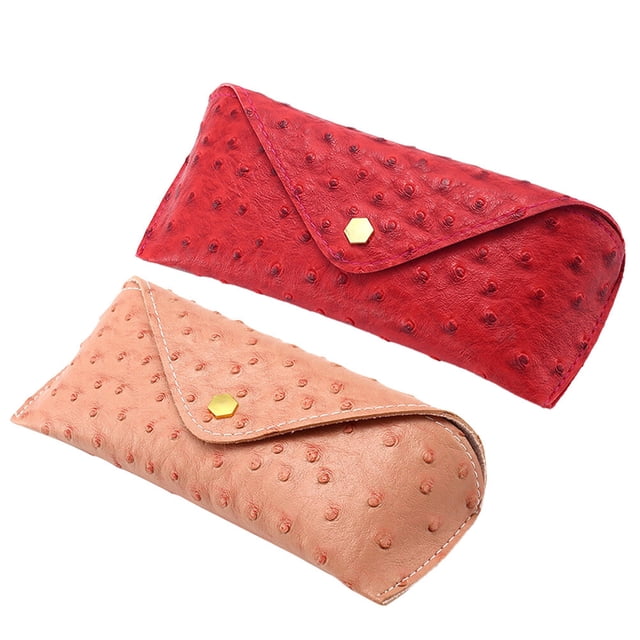MasteelfCA 2Pcs Glasses Storage Box Creative Sunglasses Holder Chic Glasses Bag Random Color