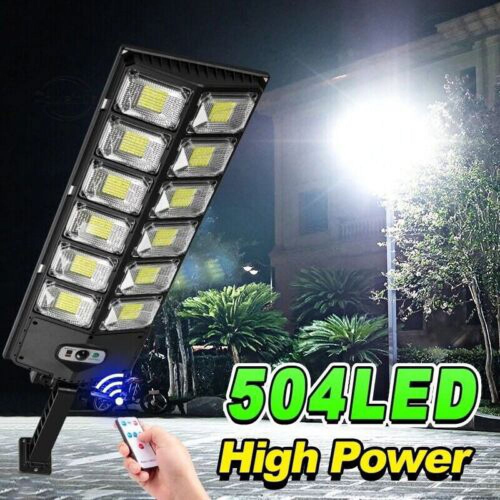 Super Bright Outdoor Solar Street Light Motion Sensor Lamp Commercial Dusk To Dawn Road Lamp