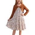 thumbnail image 2 of LNMQLPDBS Dresses Sets for Girls Halter Ruffle Flowy Dress & Layered Ruffle Long Sleeve Sun Protection Coat 2pcs Outfits Trendy Summer Clothes Set for Going Out and Family Photo, 2 of 8