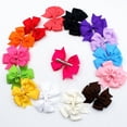 thumbnail image 2 of Stcellnmex 20 Pcs 3 Inch Hair Bows Alligator Clip Grosgrain Ribbon Hair Accessories Assorted Colors, 2 of 5