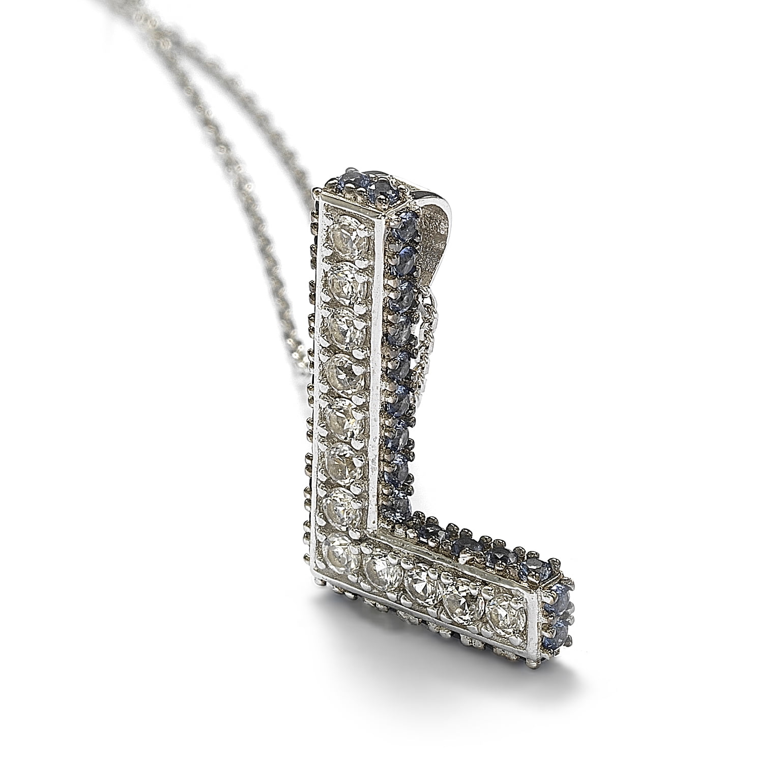 SL Collection Sterling Silver Sapphire 