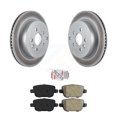 thumbnail image 1 of Transit Auto Rear Coated Disc Brake Rotors and Semi-Metallic Pads Kit for Car 2008-2011 Land Rover LR2 KGA-103894, 1 of 11