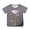 Grey, variant on Girls Casual Short Sleeve Cartoon Print Tee Round Neck Loose Fit Top for Preschool Kindergarten Graduation Photo and Everyday Wear Oversized T-shirts Basic Cute Tees Crewneck Casual Tops