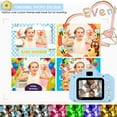 thumbnail image 2 of Kids Selfie Camera, 1080P HD Video Camcorder, Charming Christmas Birthday Gift for Boys 3-10, Portable Game Toy with 32G SD Card (Blue), 2 of 8