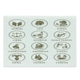 thumbnail image 1 of Astrology Cutting Board, Classic Zodiac Chart Astrologicy Signs Stiylish Constellation Art Lllustration, Decorative Tempered Glass Cutting and Serving Board, Large Size, White Sepia, by Ambesonne, 1 of 1